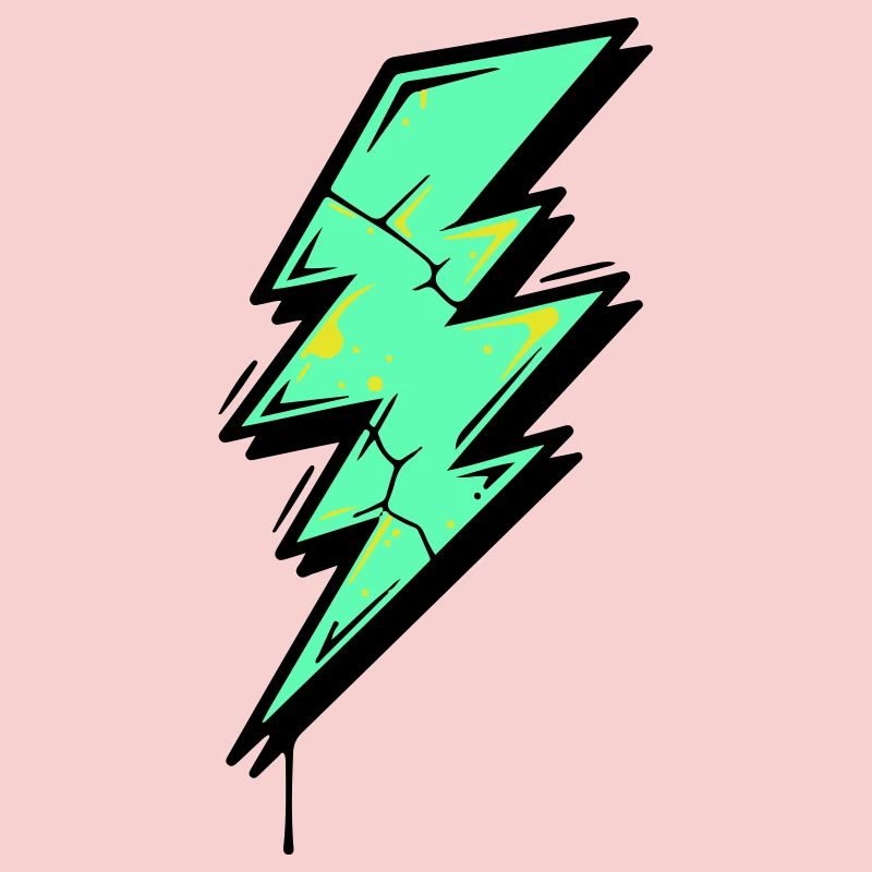 Blitzstil Blitz Abstrakt