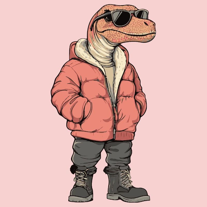 Dinosaur brontosaurus Cool Winter