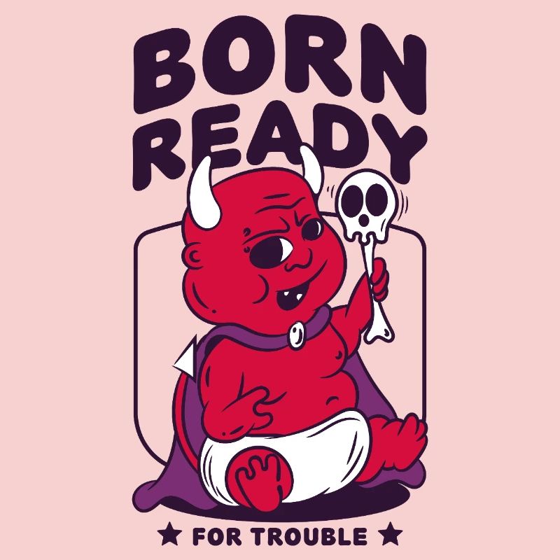 Born Ready for Trouble Baby Devil