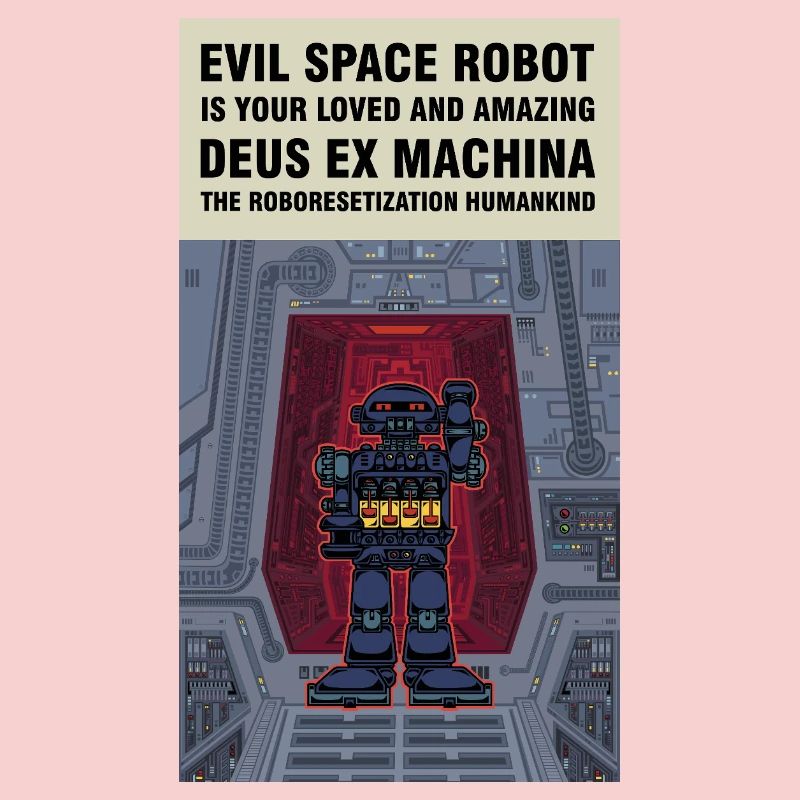 Le méchant robot de l’espace envahit la Terre