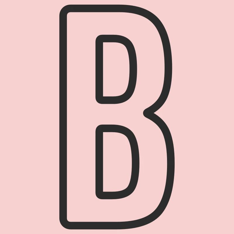 Letter B Typodesign