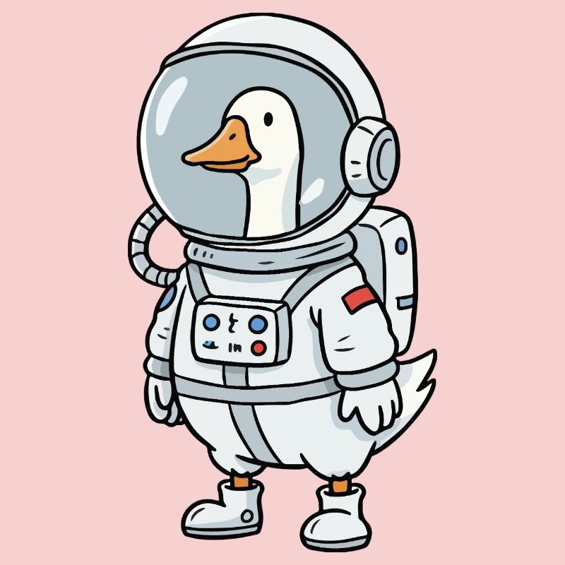 Space Goose Astronaut