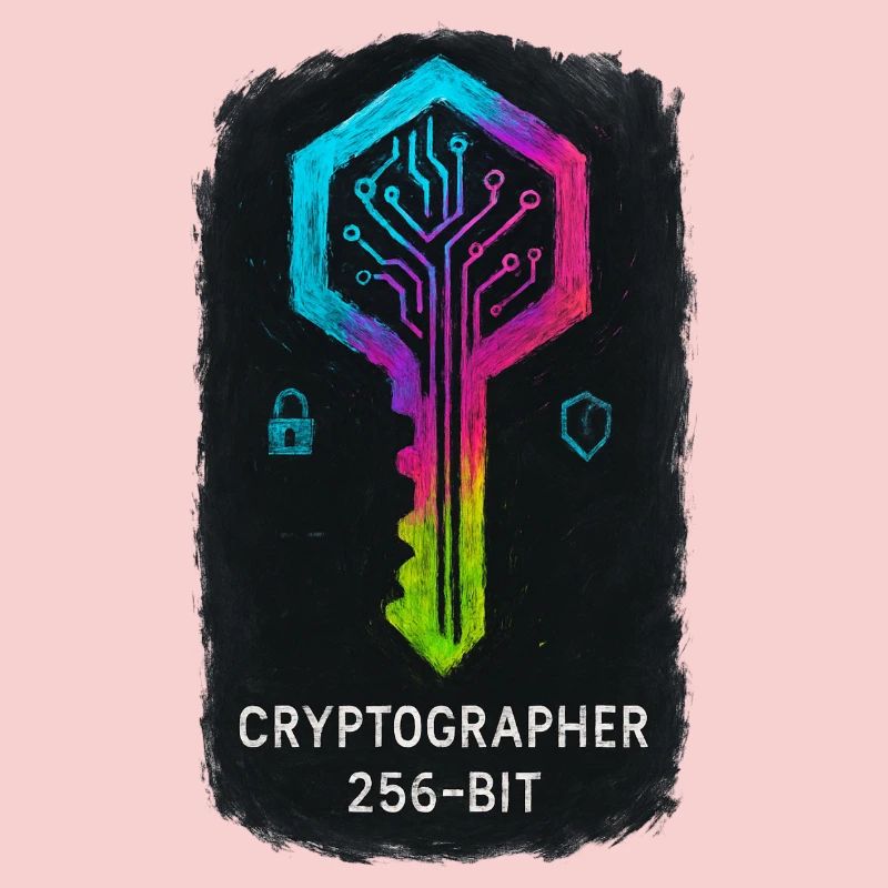 256-Bit-Cybersicherheitskryptograph