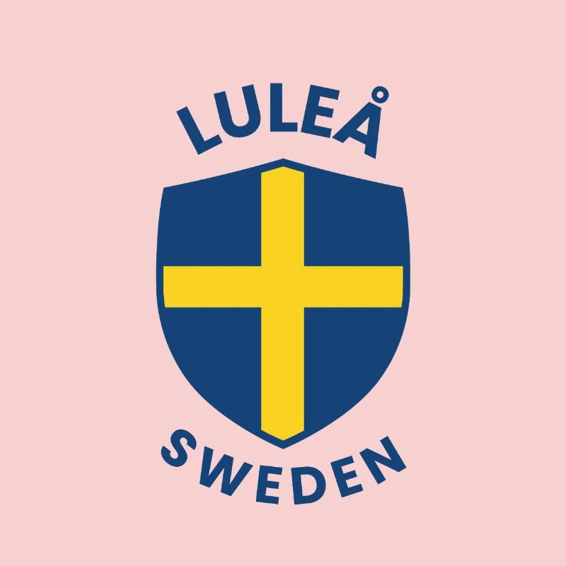 Drapeau de Suède de Luleå