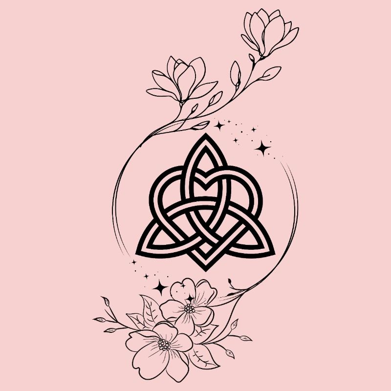 Schwarzer Schmuck eines Blumenbogens