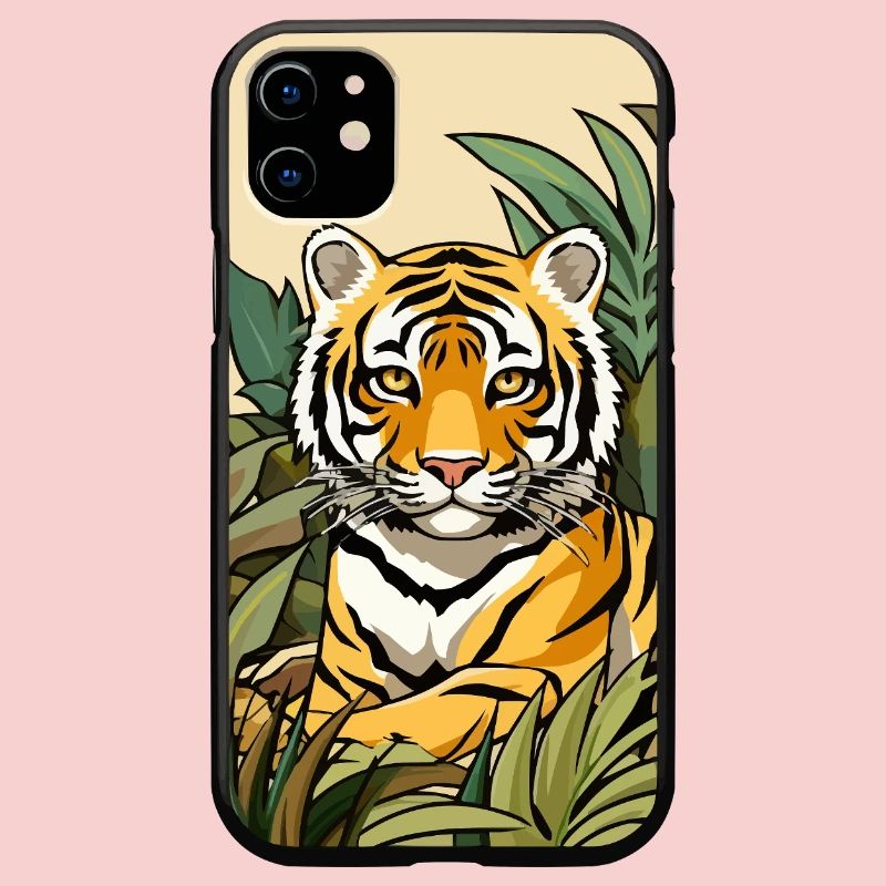 Tiger Dschungel Farbexplosion