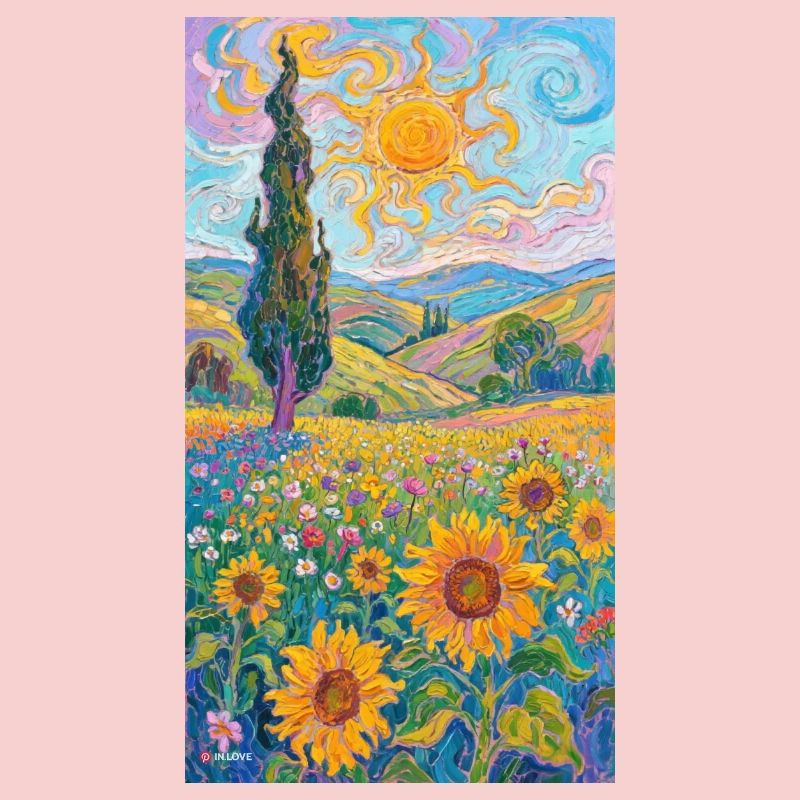 Sonnenblumen im Impressionismus