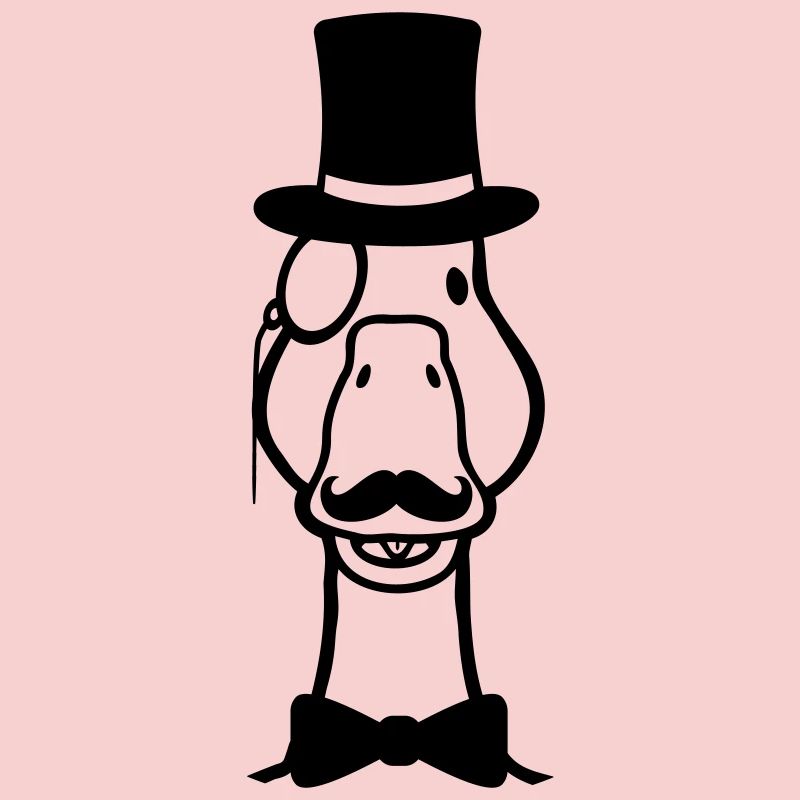 Cute Cylinders Comic Goose