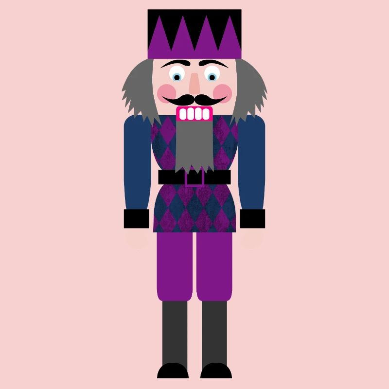 Nutcracker Diamond Rhombs Pattern Christmas Xmas