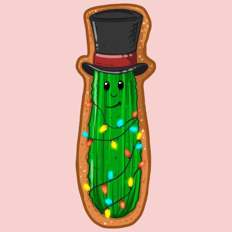 Concombre de Noël avec haut-de-forme