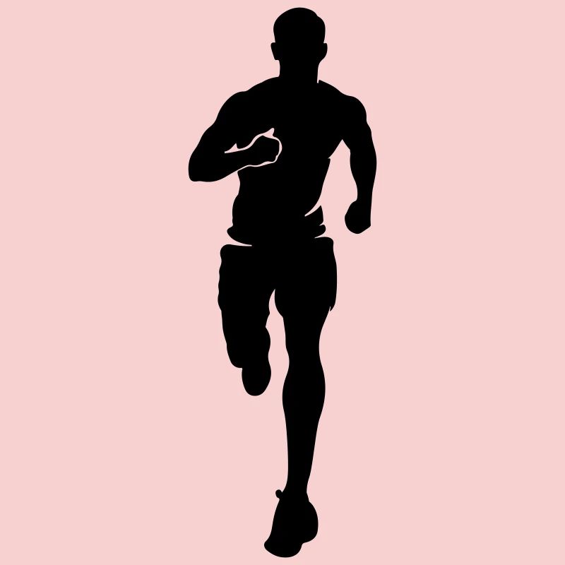 Marathonläufer Silhouette Marathon