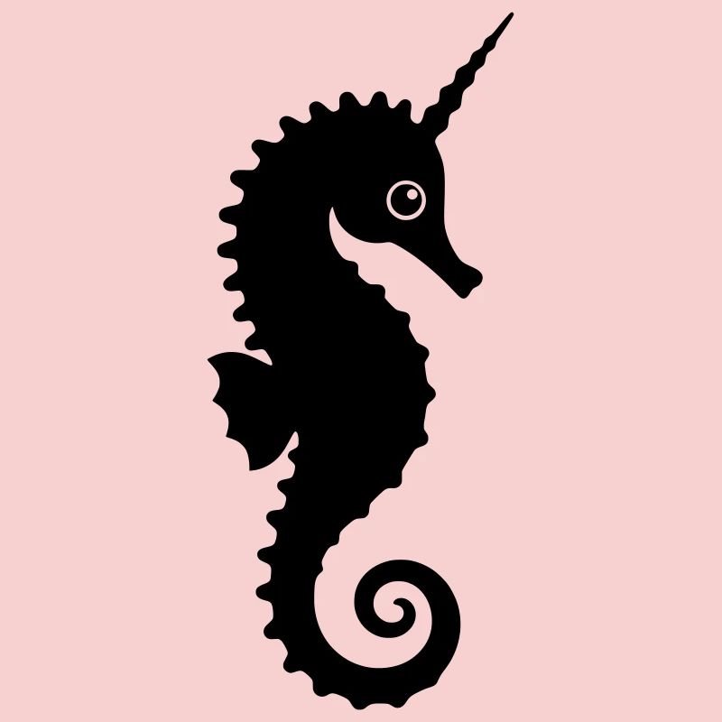 Niedliches Einhorn-Seepferdchen