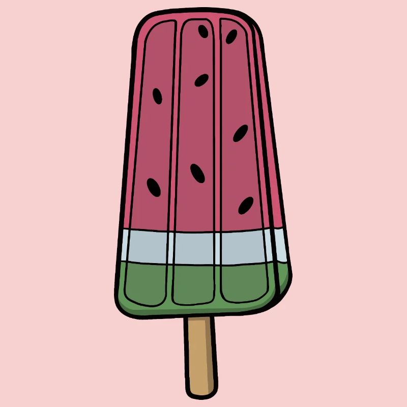 Joyeuse pastèque Frozen pop