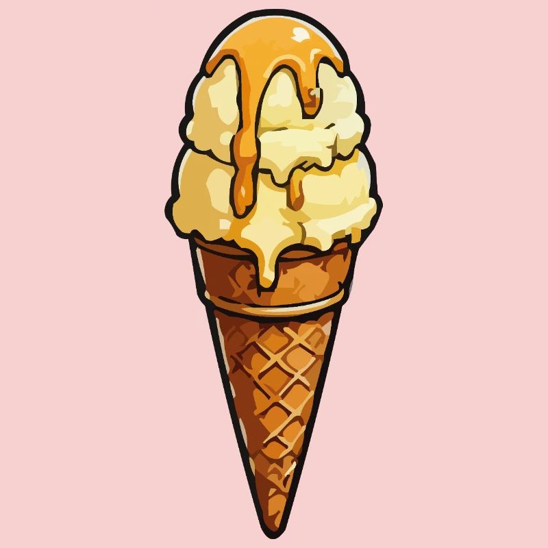 Cornet de glace Caramel Rip