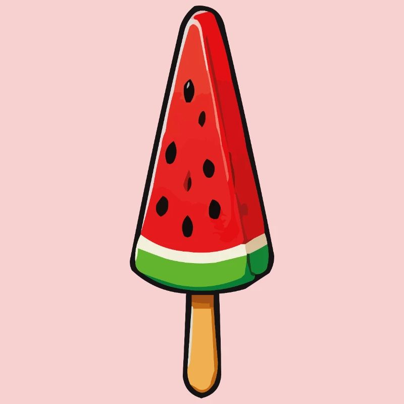 Glaces à la pastèque
