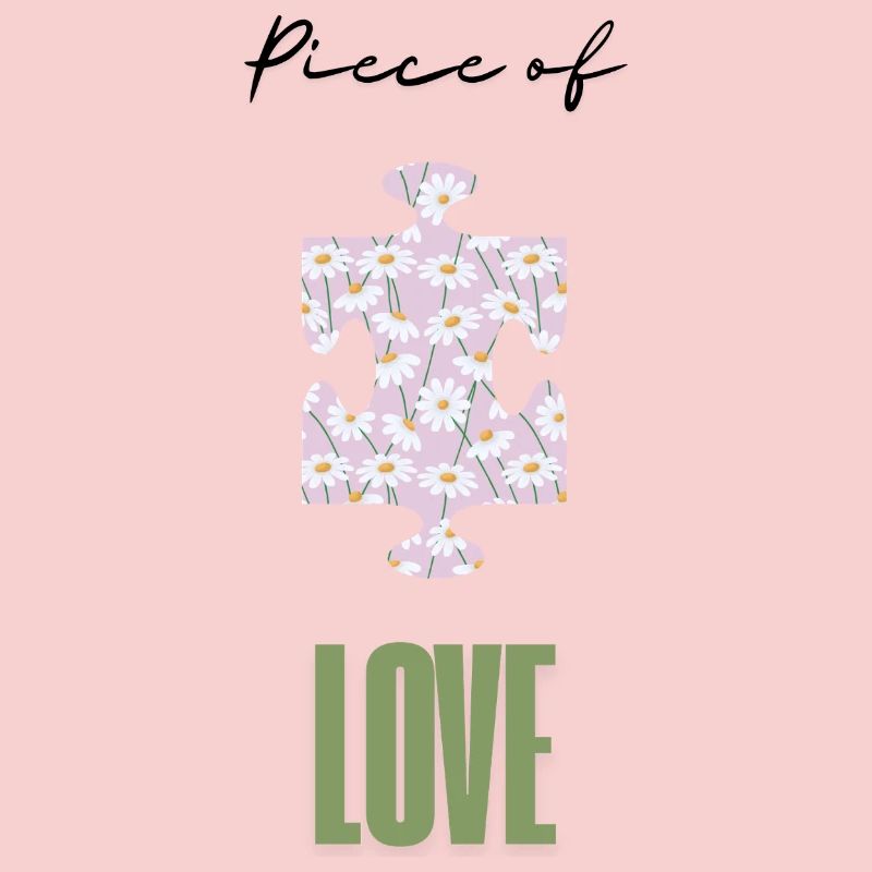 Daisy Puzzle Liebe Muster