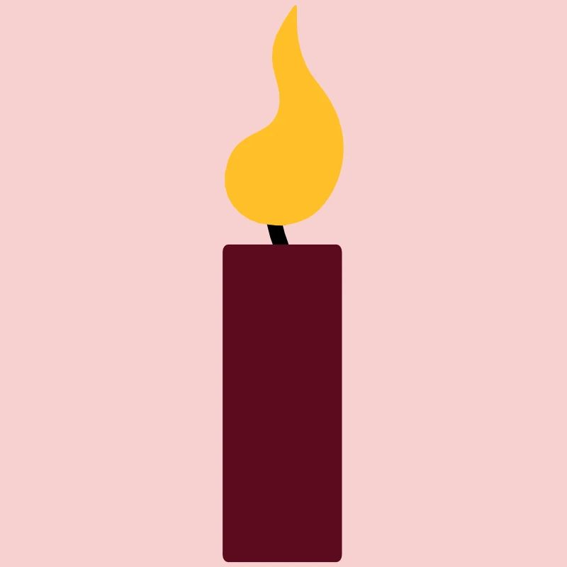 1. Geburtstag - Kerze