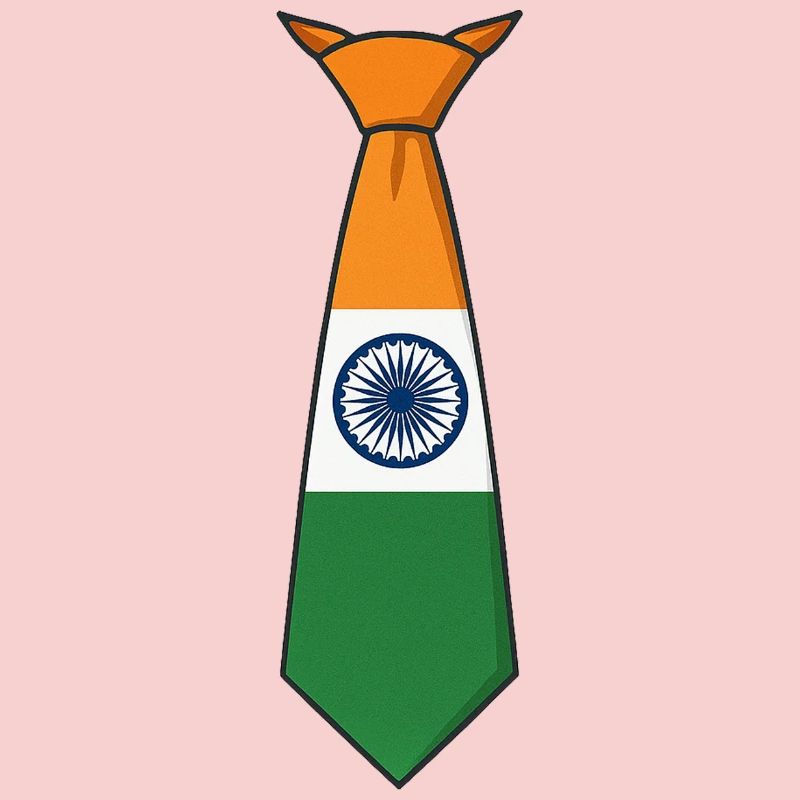 Cravate de l’Inde – Drapeau