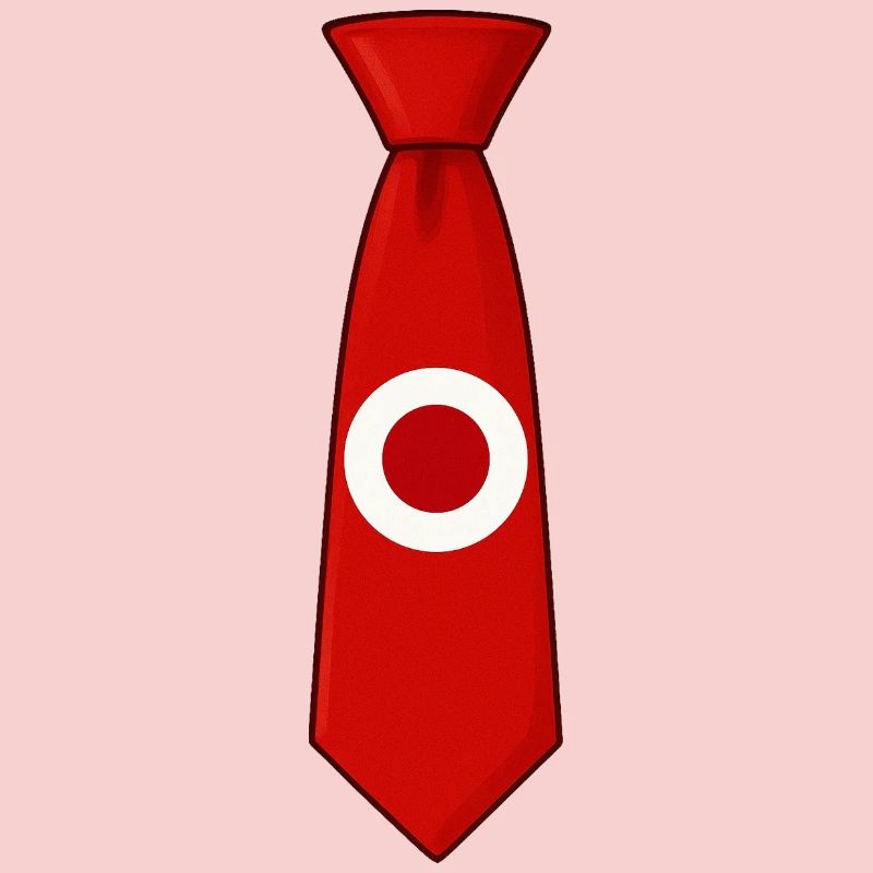 Cravate japonaise – Conception du drapeau