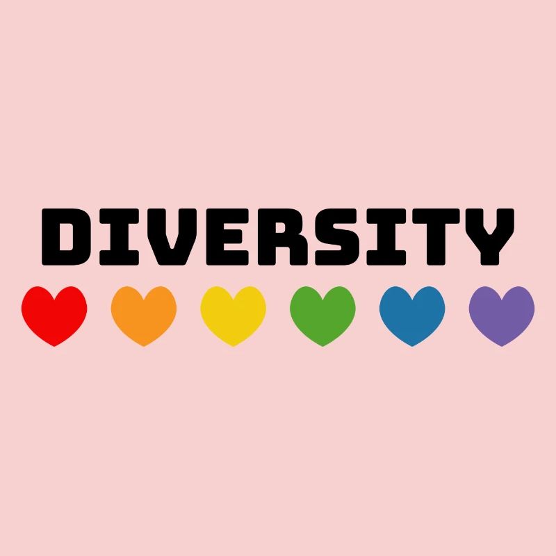 Regenbogenherzchen Diversity LGBT lgbtqi queer
