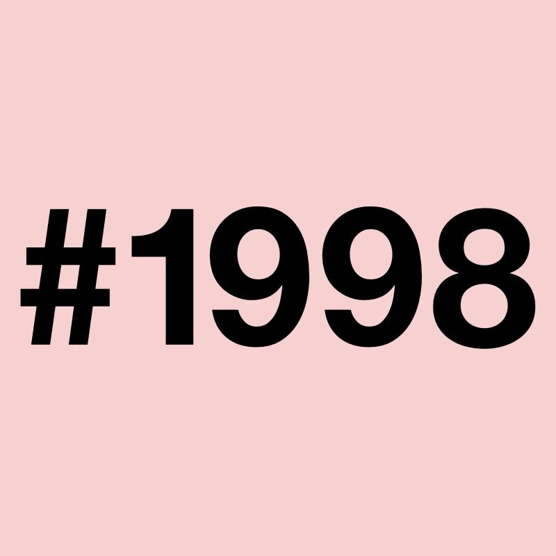 Hashtag vintage 1998 28 ans 28e anniversaire