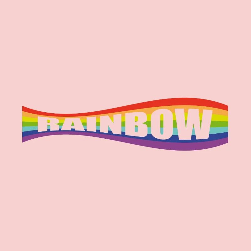 Variation du drapeau arc-en-ciel