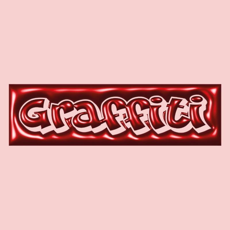 Bulle de graffiti 3D