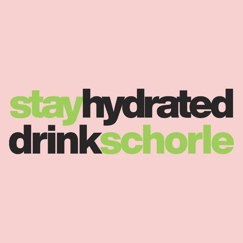 Restez hydraté - buvez du spritzer