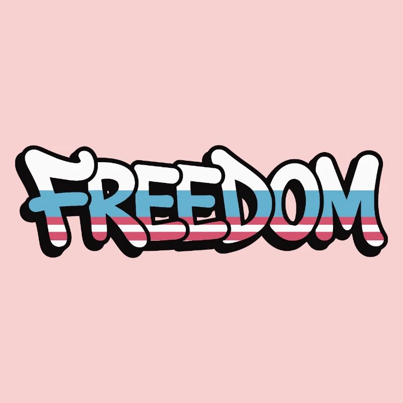 Freedom Typography Statement Design