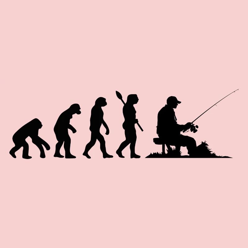 Drôle d’évolution humaine pêcheur amateur de pêche