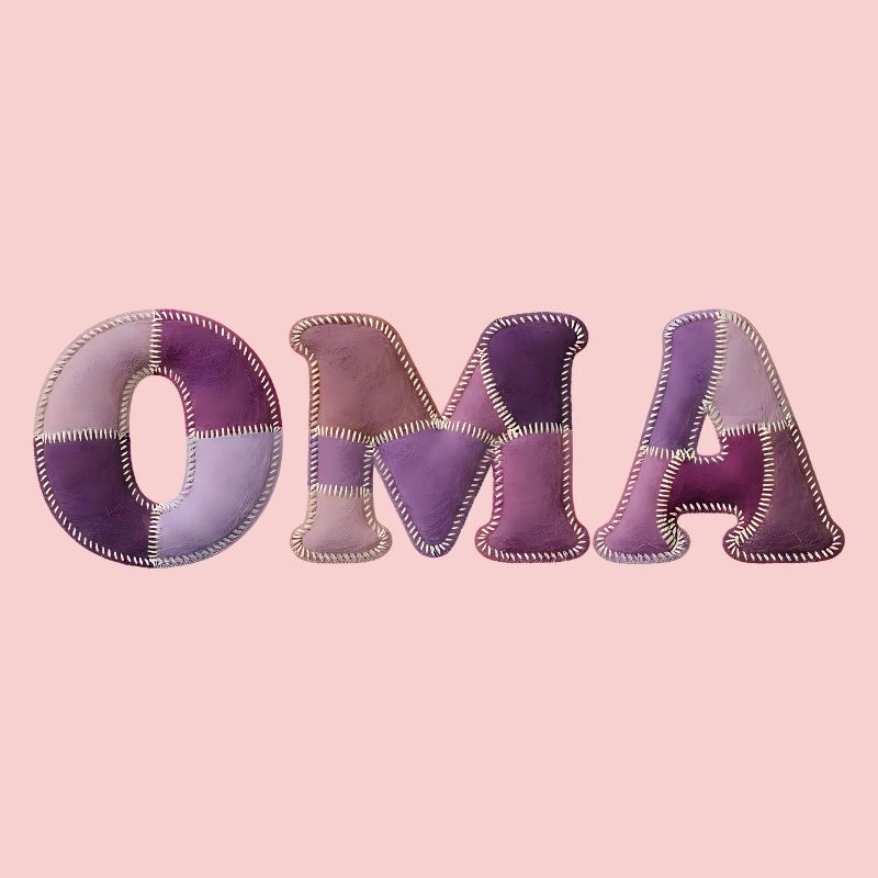 Idée cadeau pour design de tissu patchwork OMA