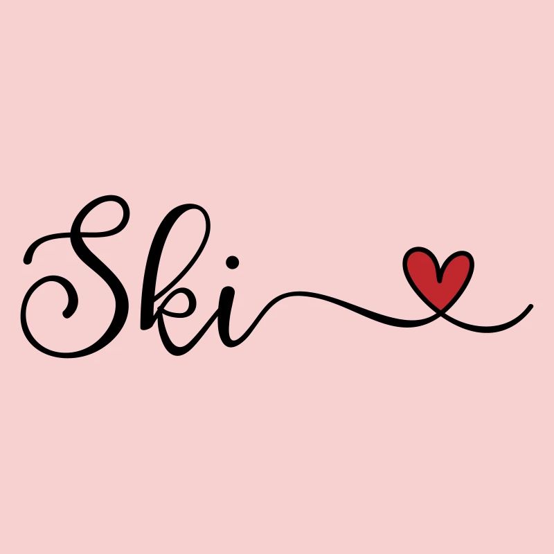 Ski with heart