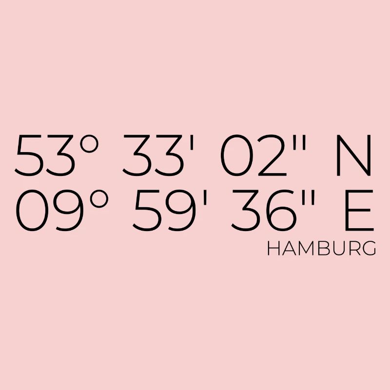 coordinates Hamburg