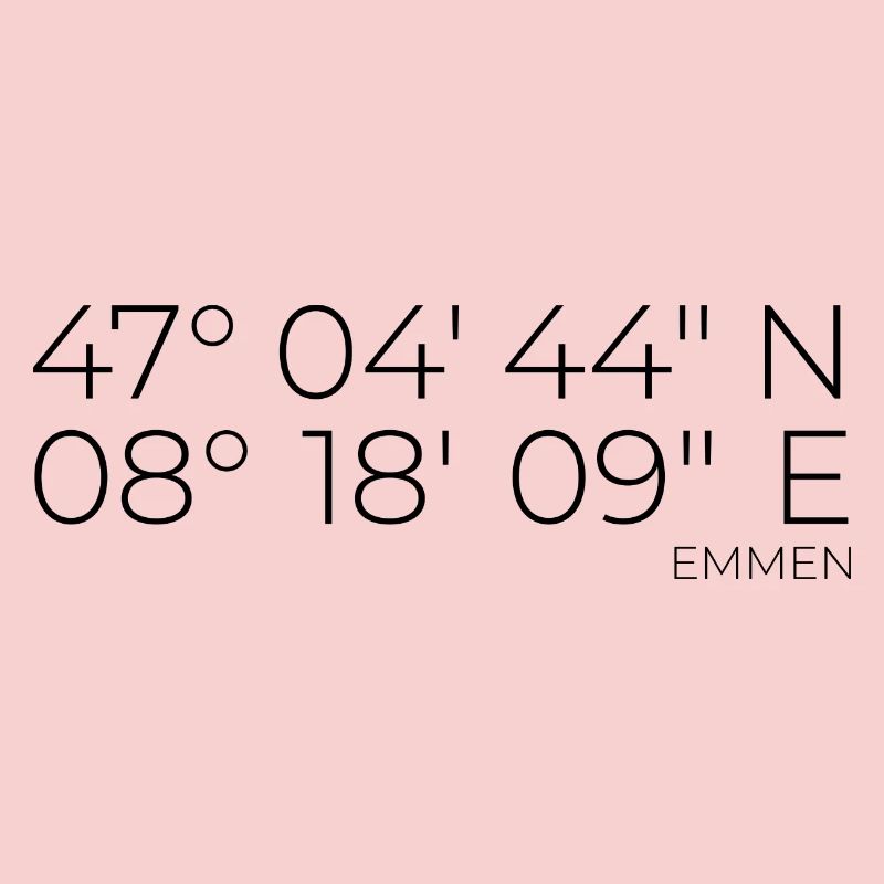 coordinates Emmen, Switzerland