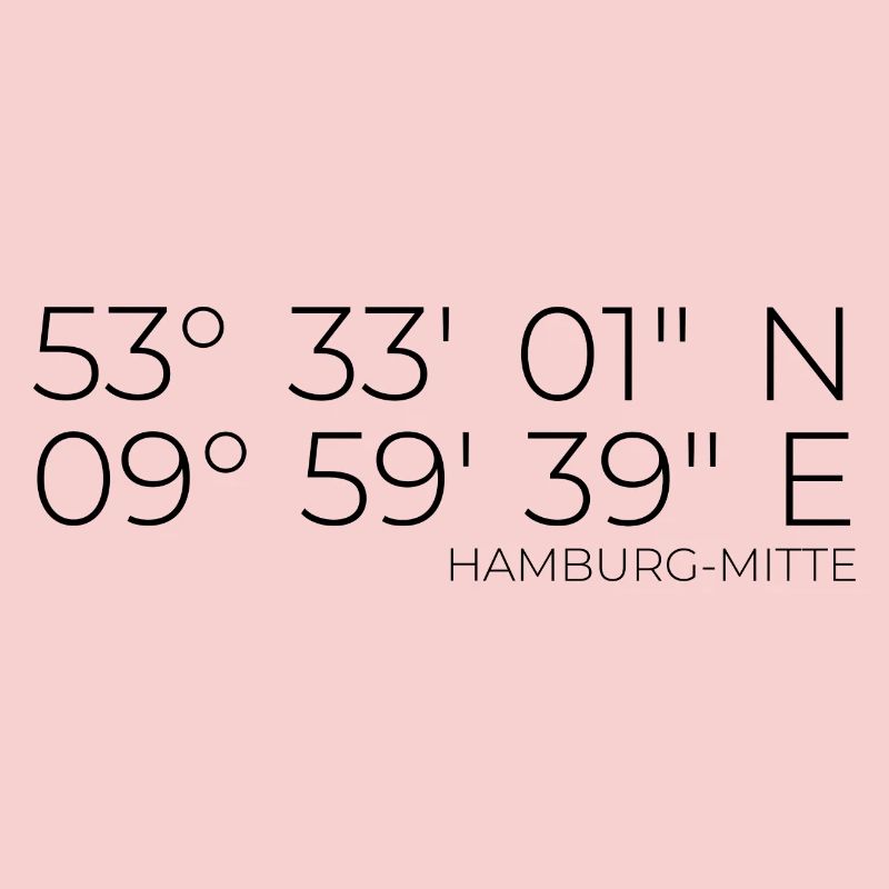 Coordinates Hamburg-Mitte