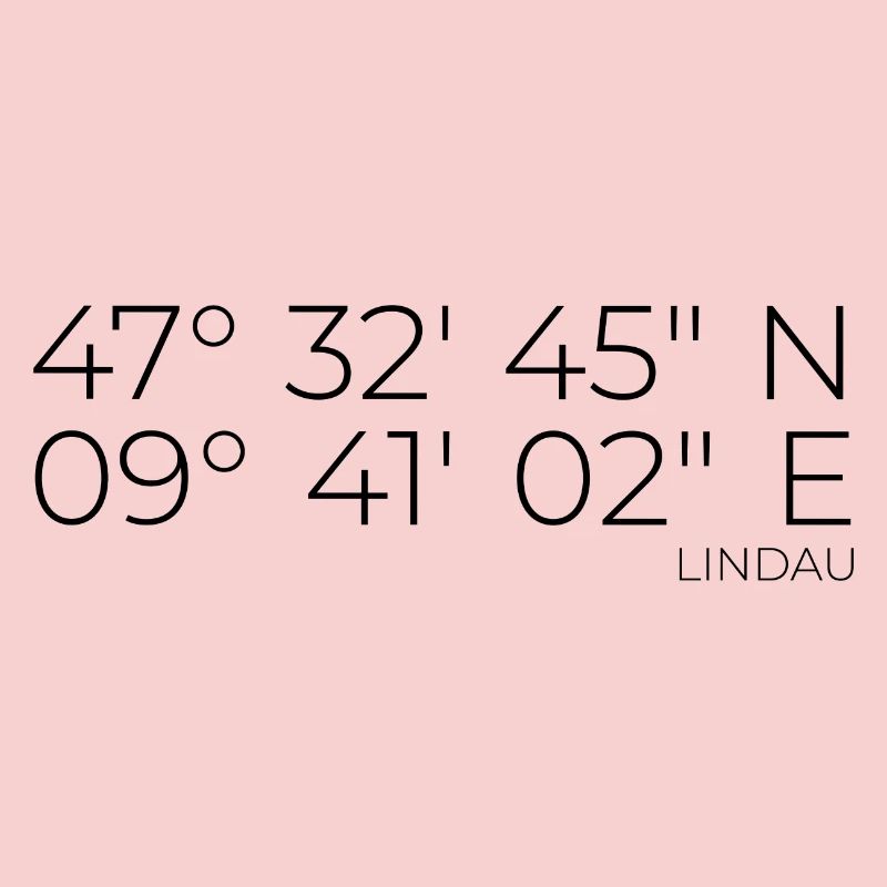 Coordinates Lindau Lake Constance