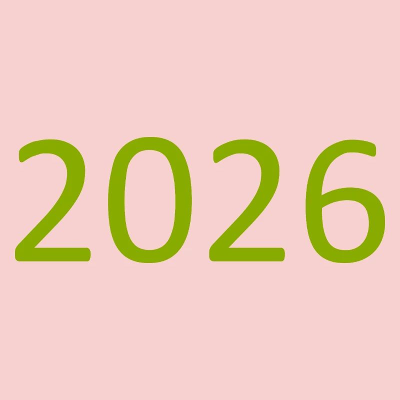 Conception de gabarit pour l’anniversaire vert 2026
