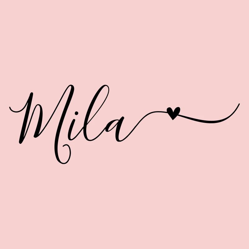 Mila Name First Name Decorative