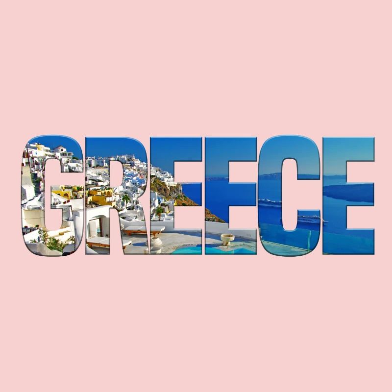 Collage de Panorama Côtier de la Grèce