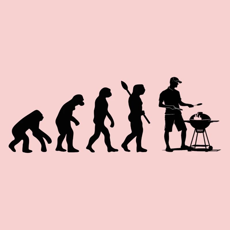 Drôle d’évolution humaine Grill Master BBQ Lover