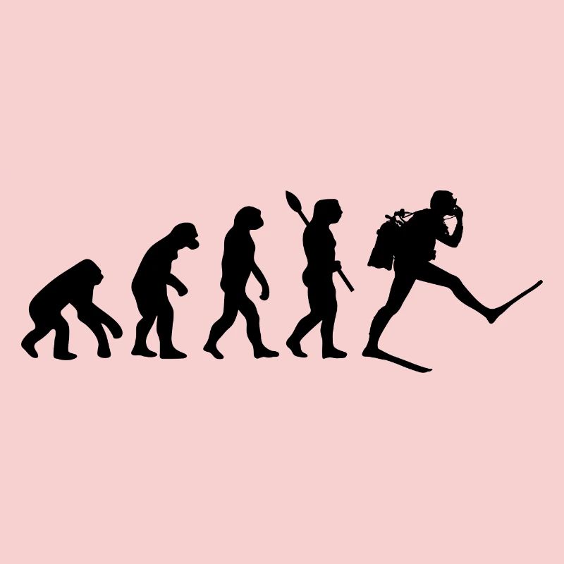 Plongeur Funny Human Evolution