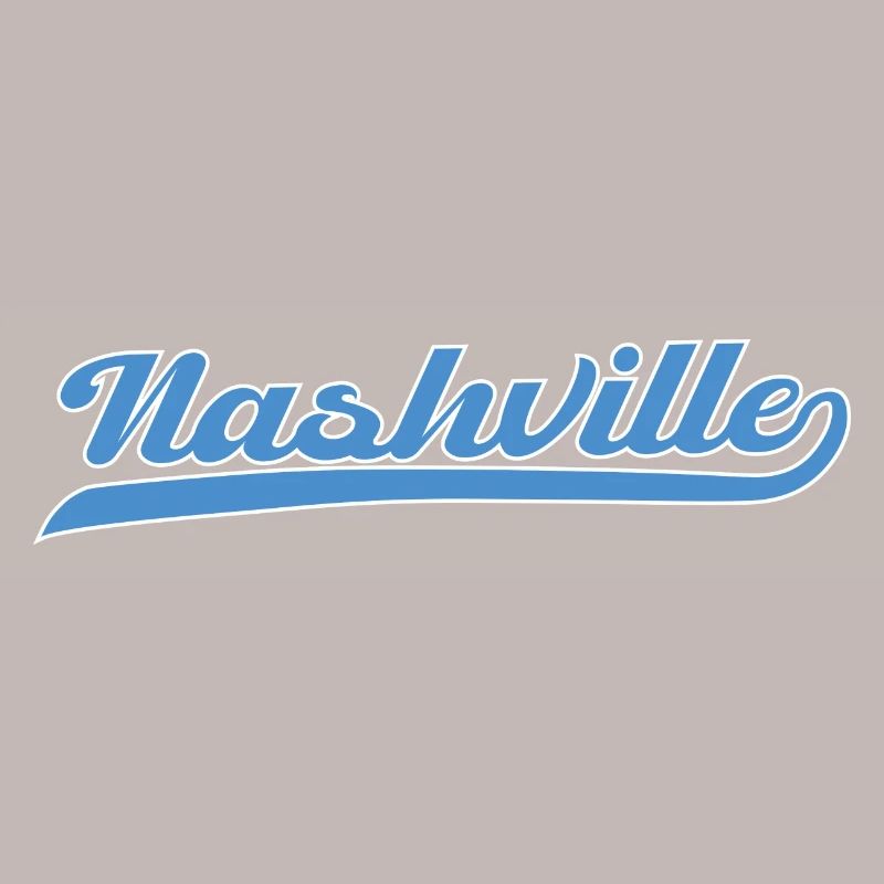 Nashville Script with Swing Line