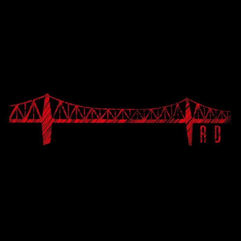 Rendsburger Hochbrücke Scribble Design – RD Skylin