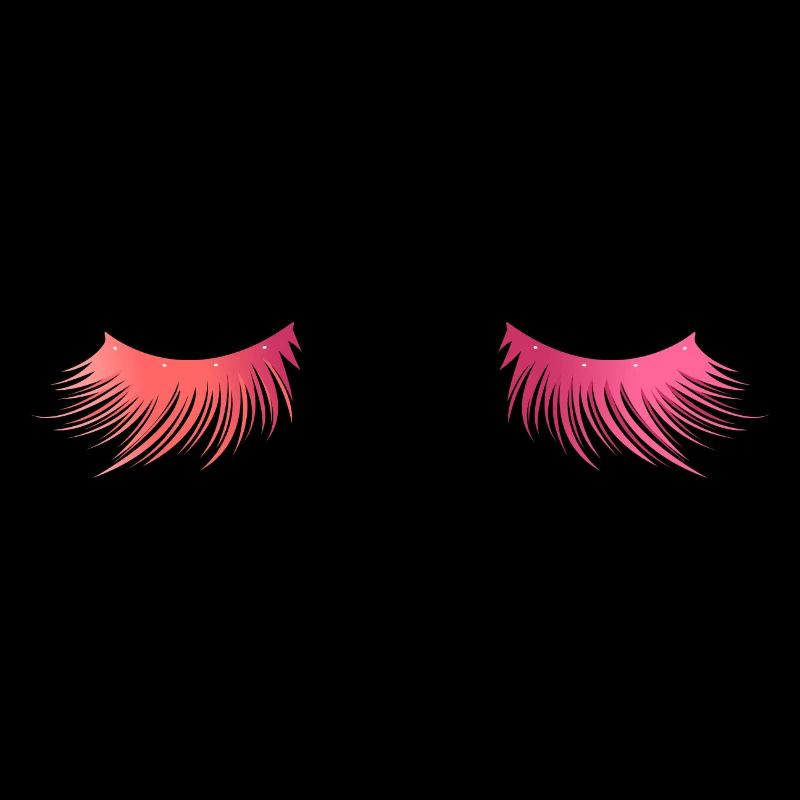 Long beautiful eyelashes - gift