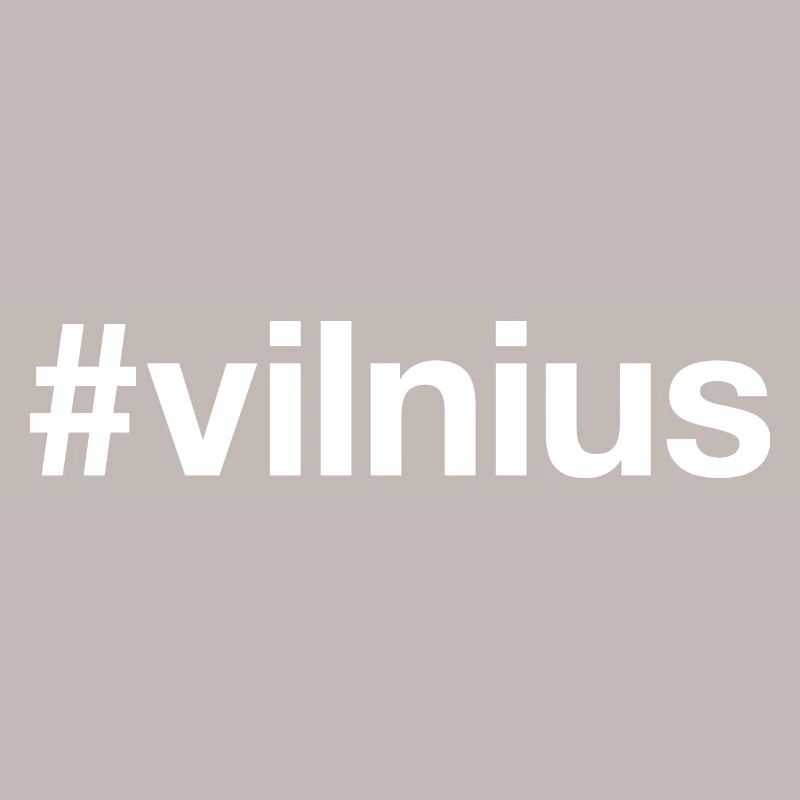 VILNIUS Litauen Lithuania Hashtag