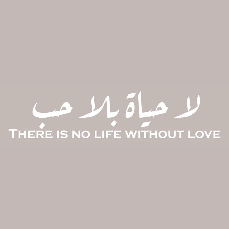 لا حياة بلا حب