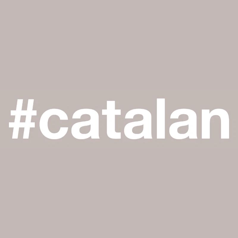 CATALAN Katalanisch Hashtag