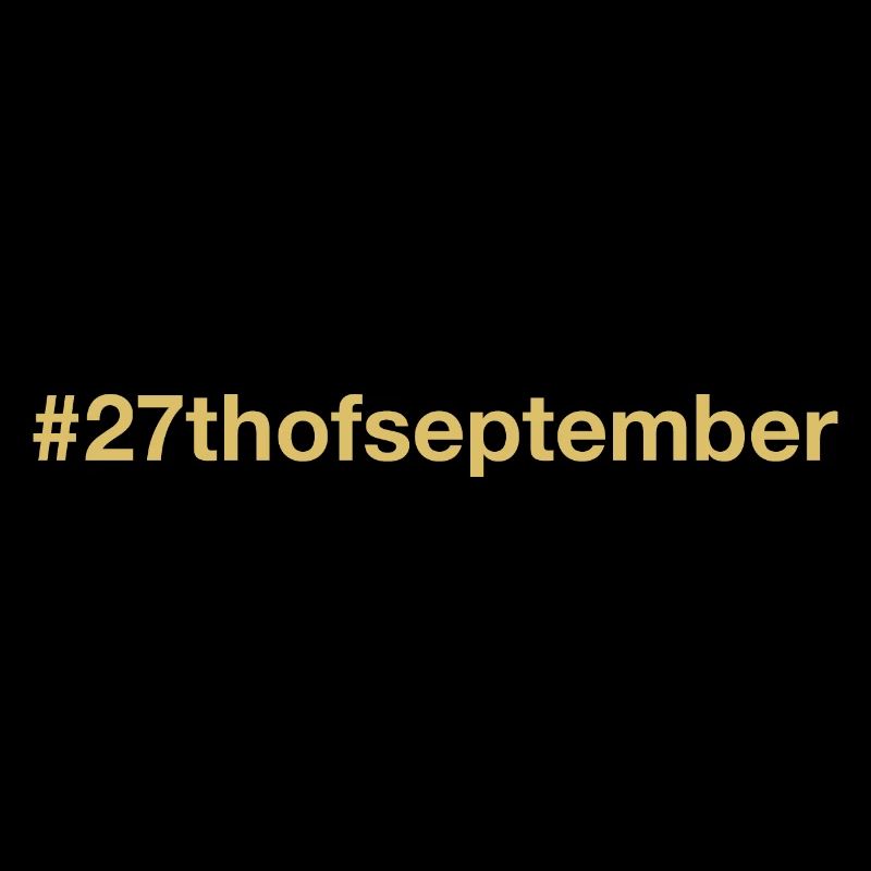 né le 27 septembre Anniversaire anniversaire