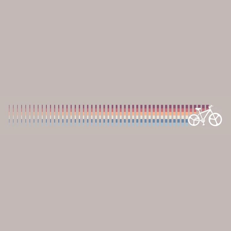 Gradient Barcode Sunset