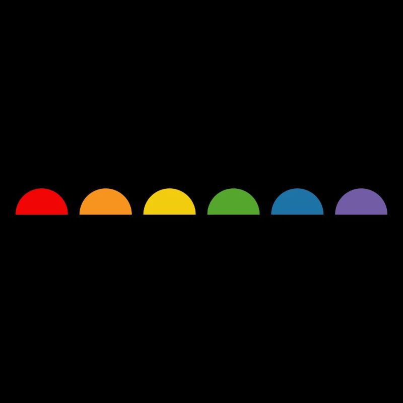 Rainbow Fun Semicircle